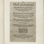 Shakespeare, William. A Most plasaunt and excellent conceited Comedie, of Syr Iohn Falstaffe, and the merrie Wiues of Windsor. London: Thomas Creede for Arthur Johnson, 1602.