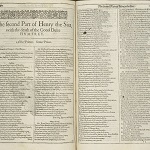 Shakespeare, William. The second Part of Henry the Sixt, With the death of the Good Duke Humfrey. In Mr. William Shakespeares comedies, histories, & tragedies: published according to the true originall copies. London: Isaac Jaggard and Edward Blount, 1623.