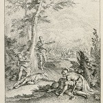 Gravelot, Hubert François, artist. The third part of King Henry VI, act 2, sc. 7 [i.e., sc. 5] [graphic]. 1744.