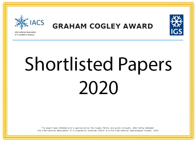Graham Cogley Award 2020